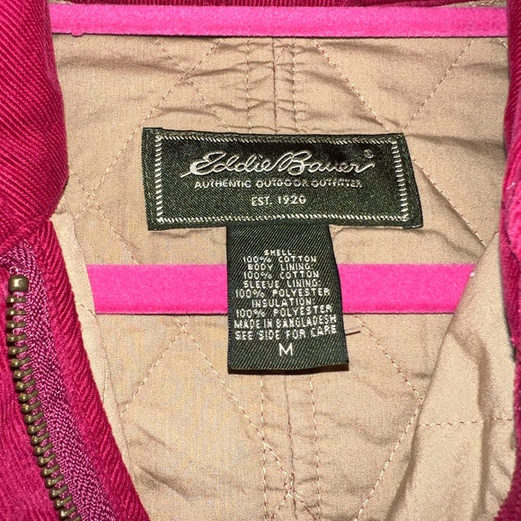 Eddie Bauer // Corduroy Quilted Short Chore Jacket - Picture 8 of 8